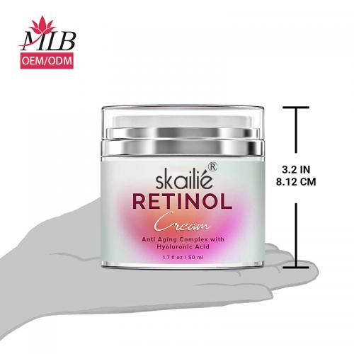 Crema de ojos de retinol puro de marca privada