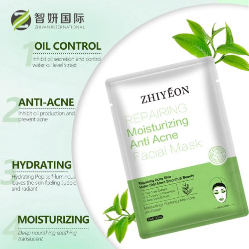 Reparación de la máscara facial anti acné hidratante