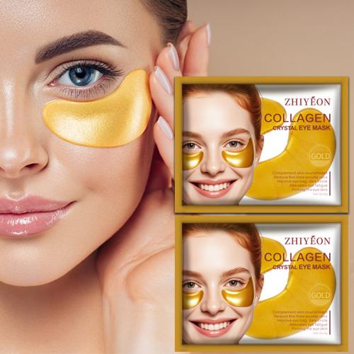 Almohadillas de cristal de oro de 24k