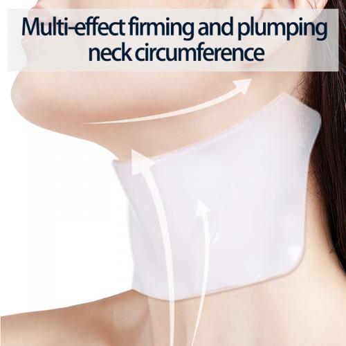 Mascarilla de colágeno blanco para el cuello
