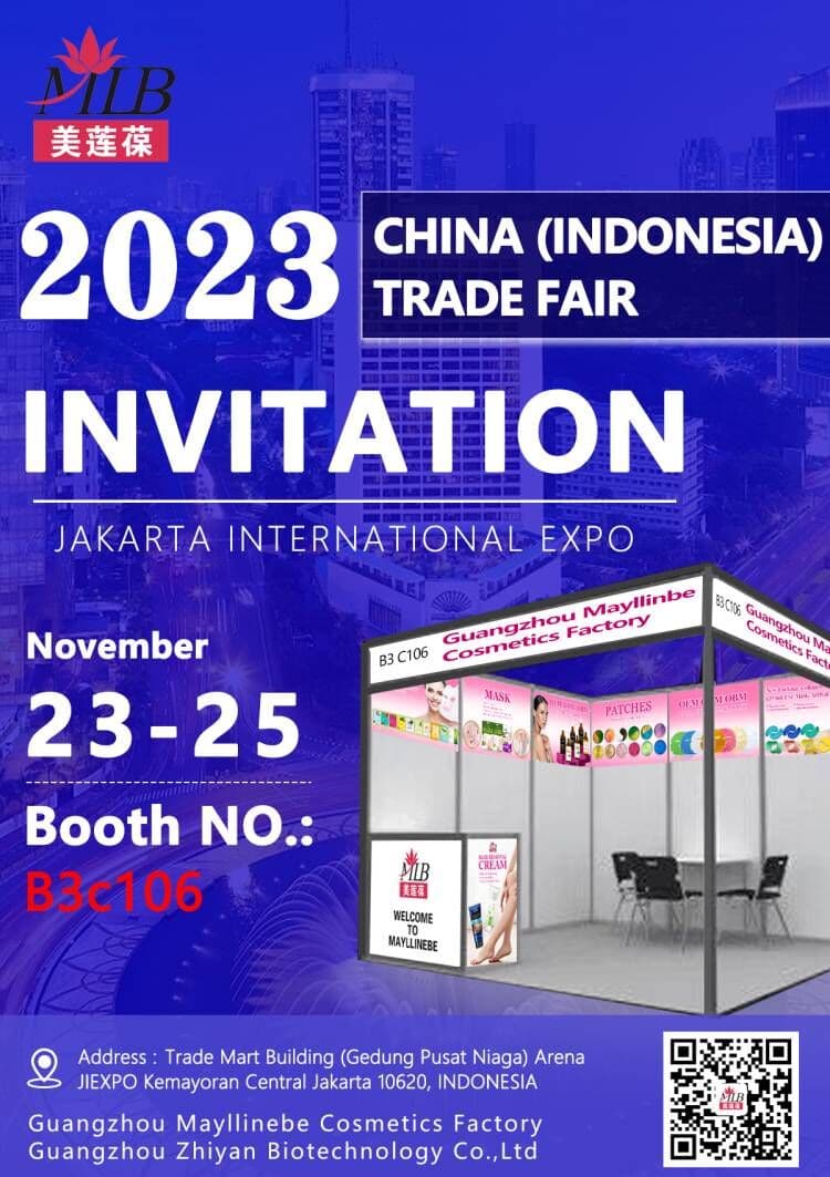 Mayllinebe asiste a la feria de cuidado de la piel: FERIA COMERCIAL DE CHINA (INDONESIA)